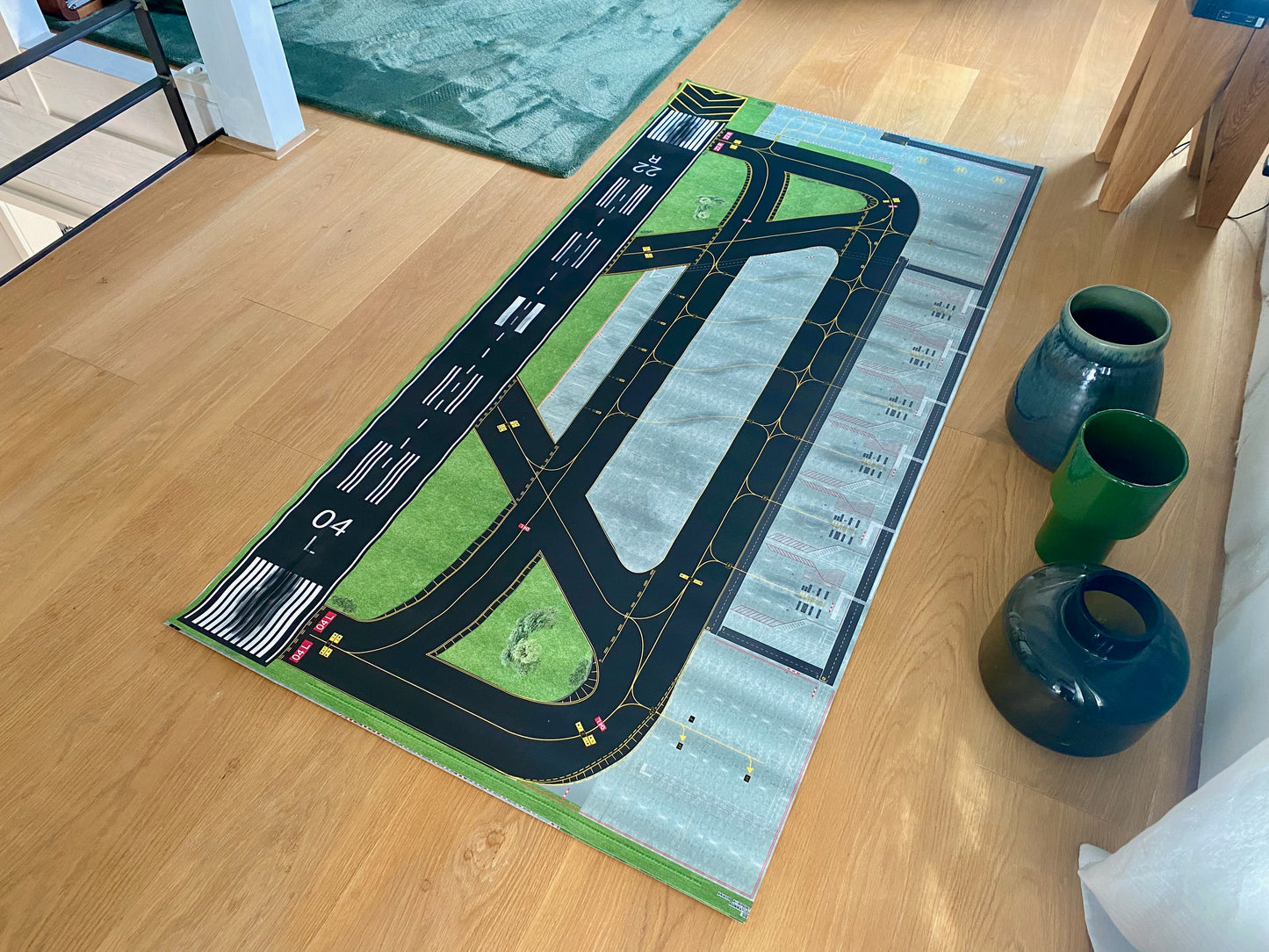 Flughafen / Airport Matte, 2x1 Meter! 1:500 FULLSIZE-DIORAMA