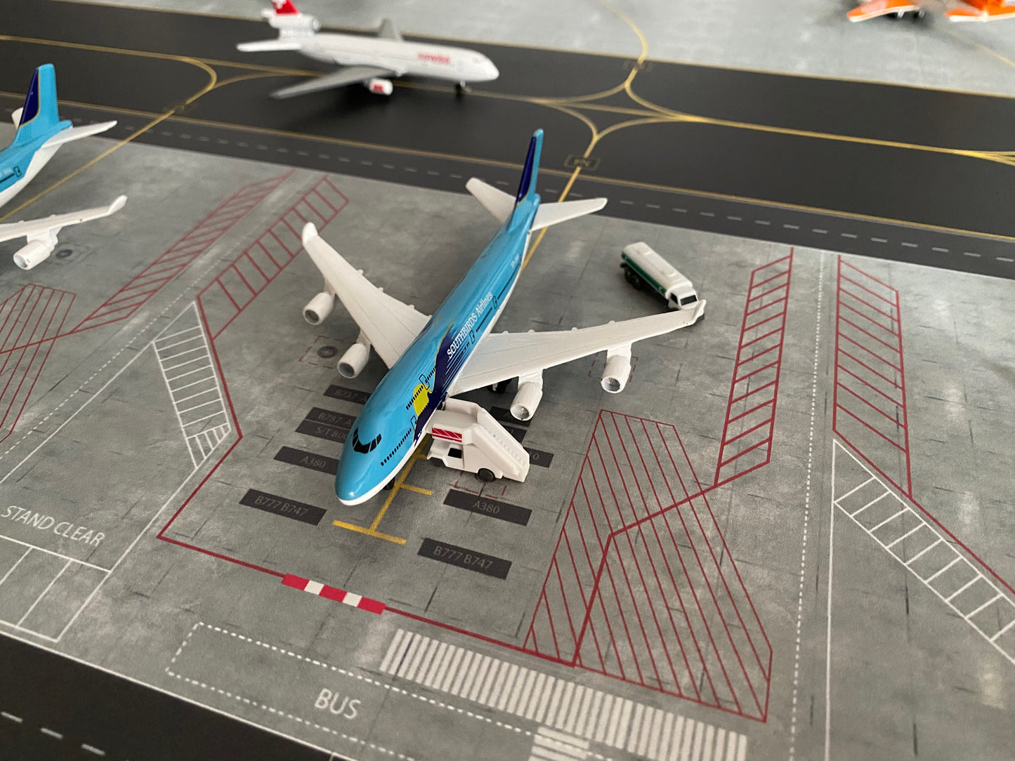 Flughafen / Airport Matte, 2x1 Meter! 1:500 FULLSIZE-DIORAMA