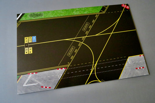 "Taxiway K" Airport 1:500 Diorama z.B. für Herpa Modelle