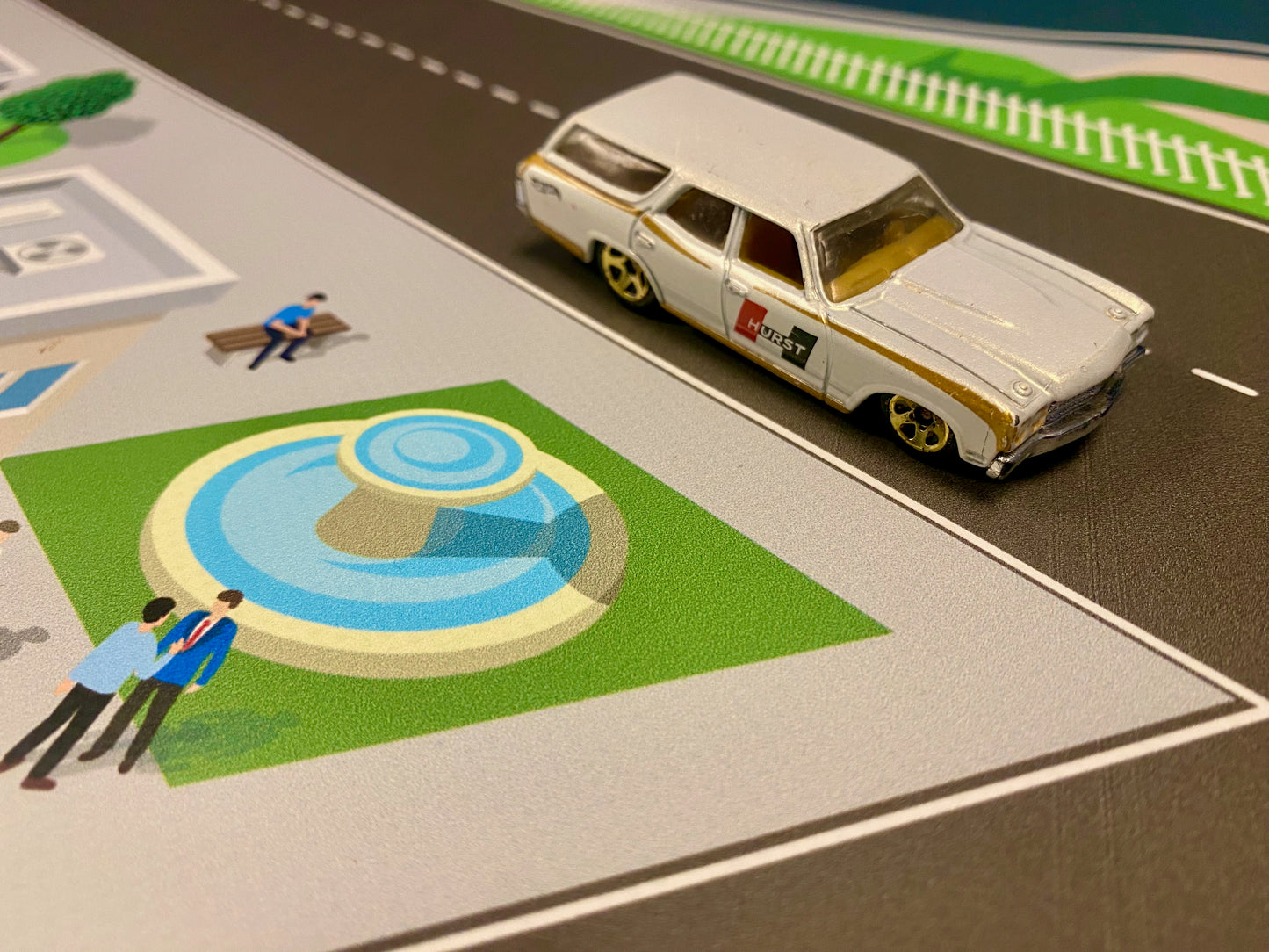 Cars! Riesige Spielmatte - z.B. für Matchbox, Hot Wheels, Siku 2x1m! Realistisch