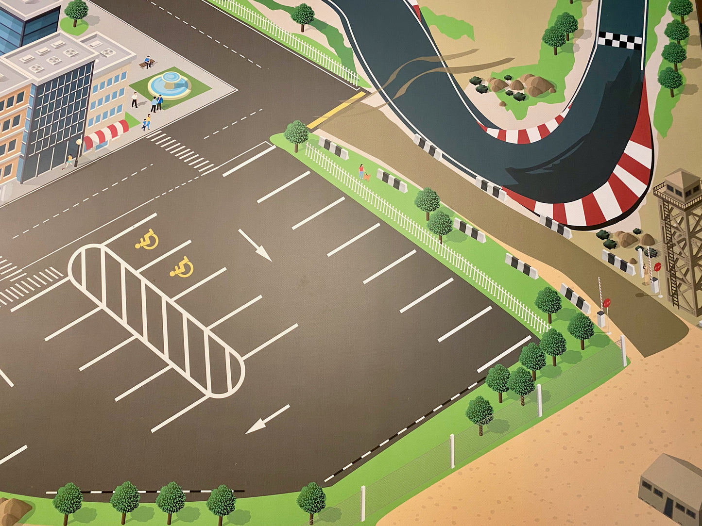 Cars! Riesige Spielmatte - z.B. für Matchbox, Hot Wheels, Siku 2x1m! Realistisch