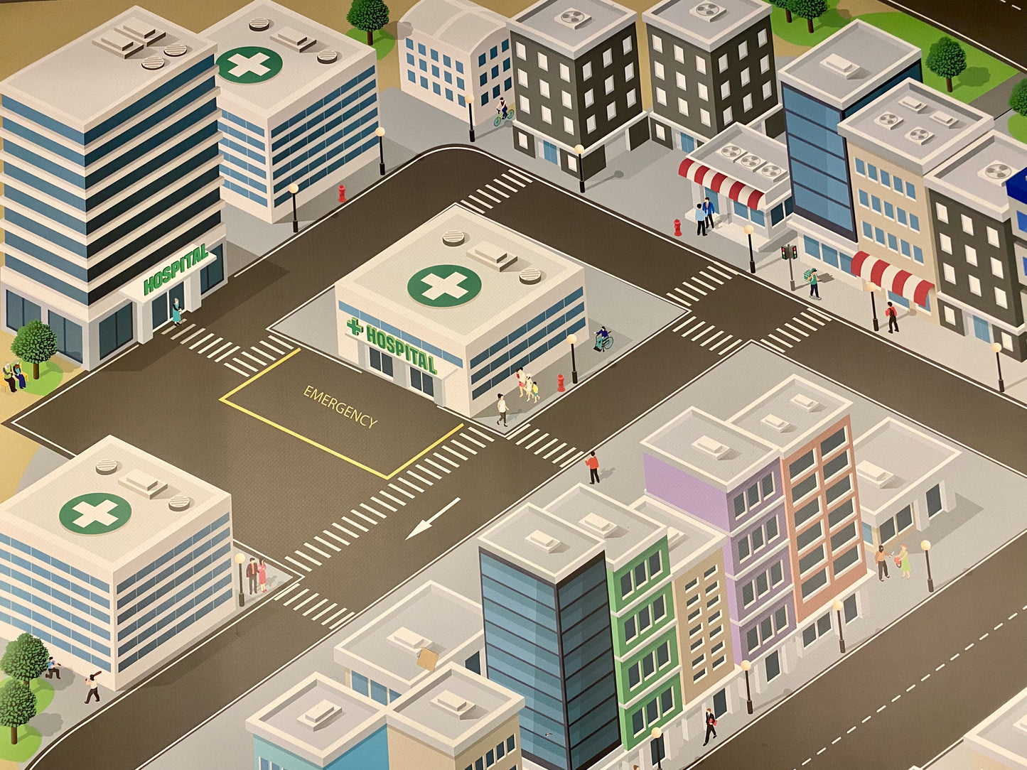 Cars! Riesige Spielmatte - z.B. für Matchbox, Hot Wheels, Siku 2x1m! Realistisch